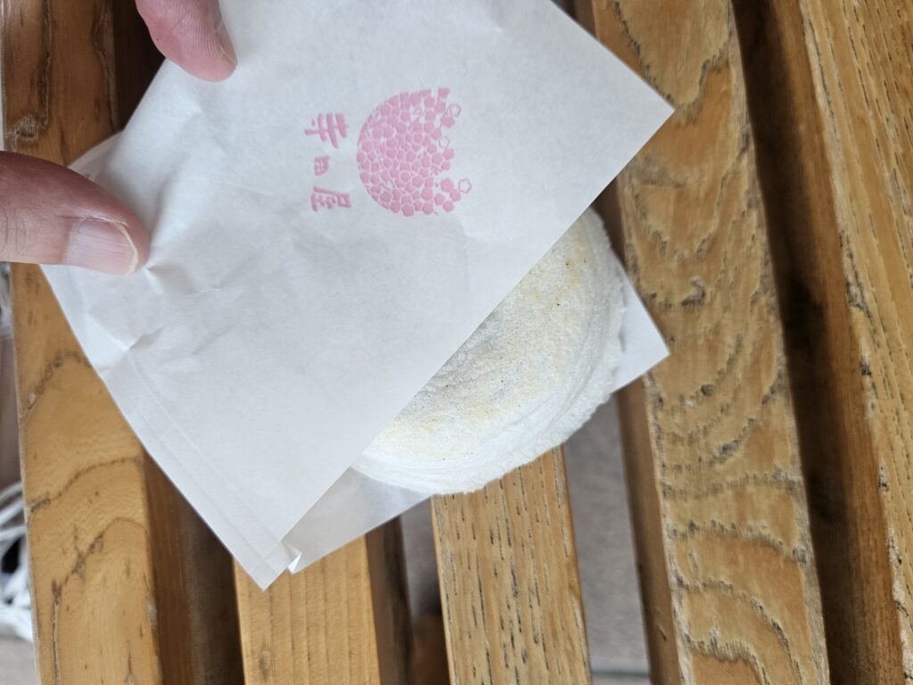 寺田屋の梅ヶ枝餅①