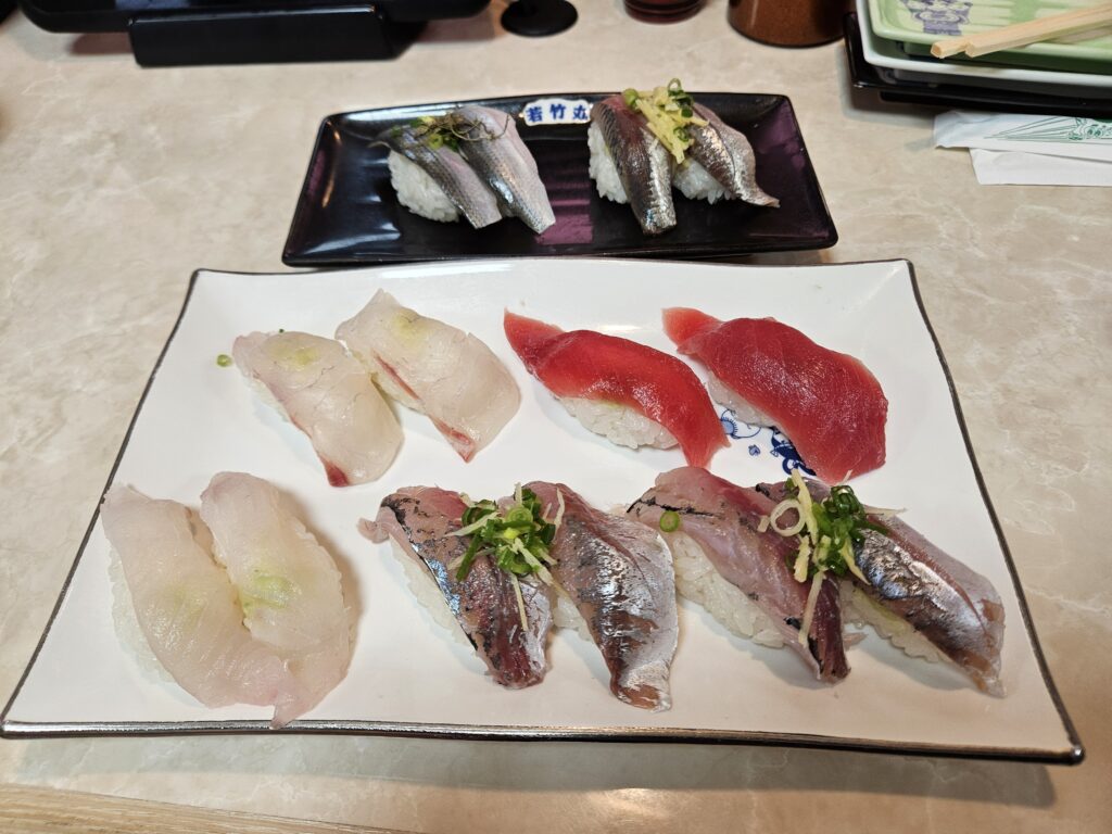 若竹丸のお寿司の写真