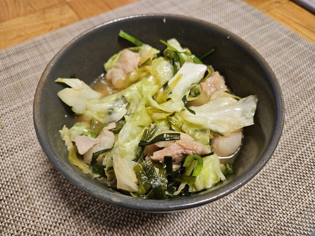 もつ鍋完成