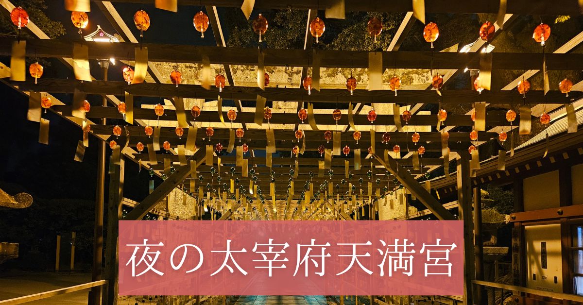 【太宰府天満宮の夜散歩】夜ならではの光景が幻想的でおすすめです | さちの太宰府案内