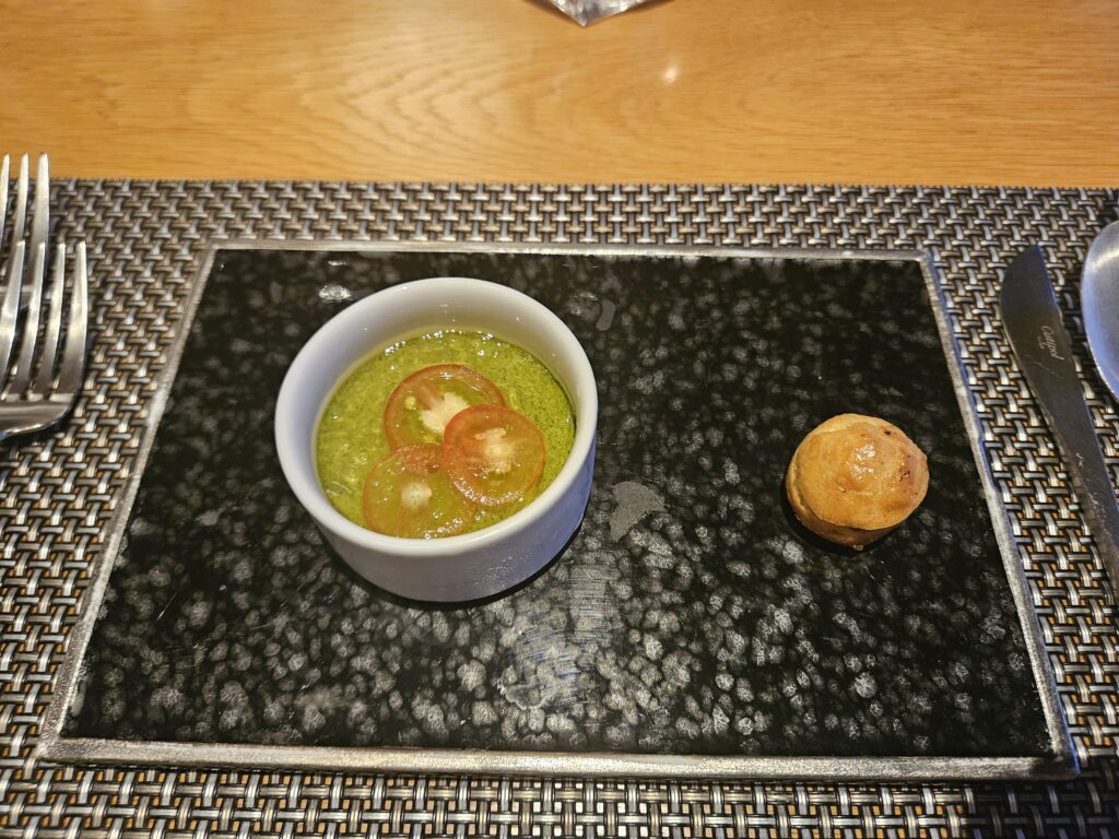 レストラン ルアンのコース料理の写真
