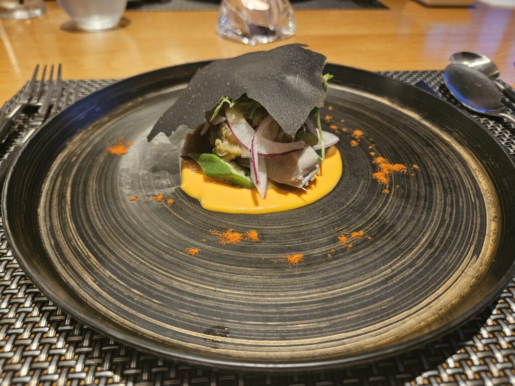 レストラン ルアンのコース料理の写真