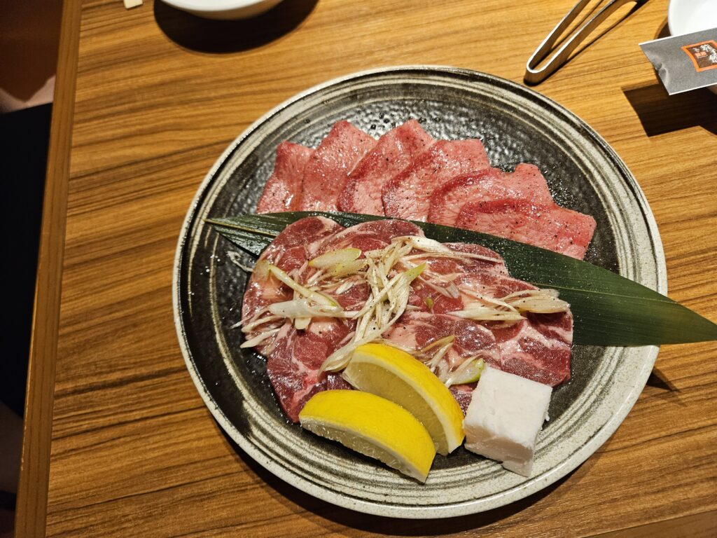 焼肉 龍王館のタン