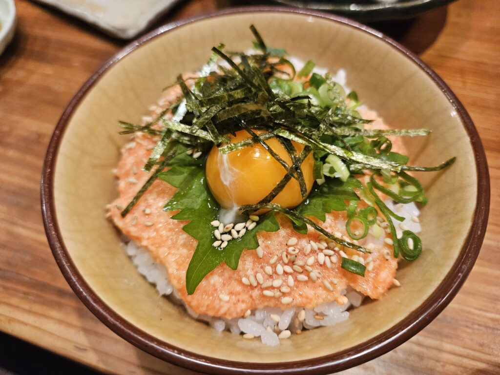 二日市食堂ともすけの明太とろろごはん