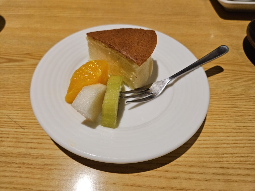ビストロ橙橙のチーズケーキ