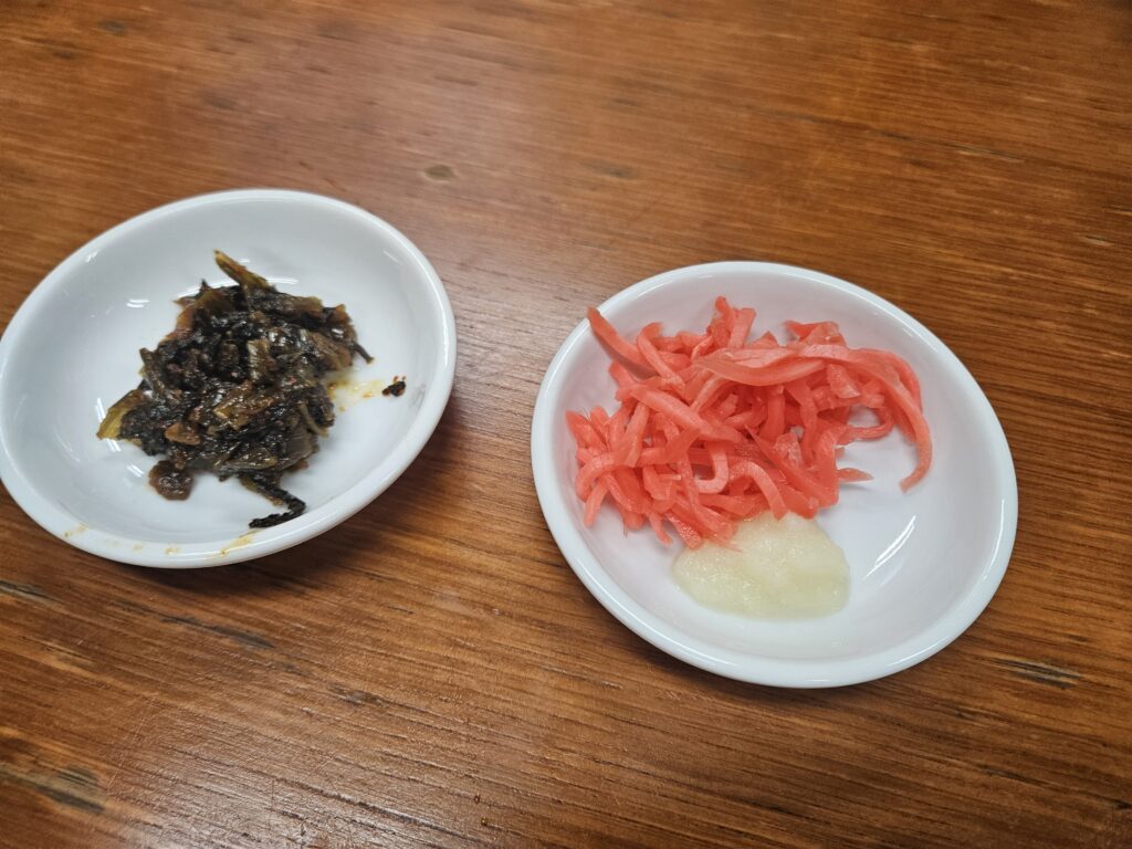 長浜ラーメン 小太郎のセルフサービス