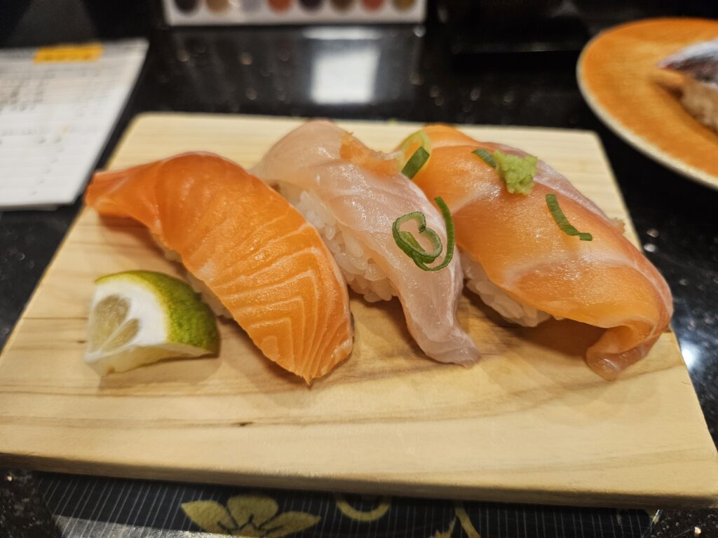 サーモン3種の食べ比べ