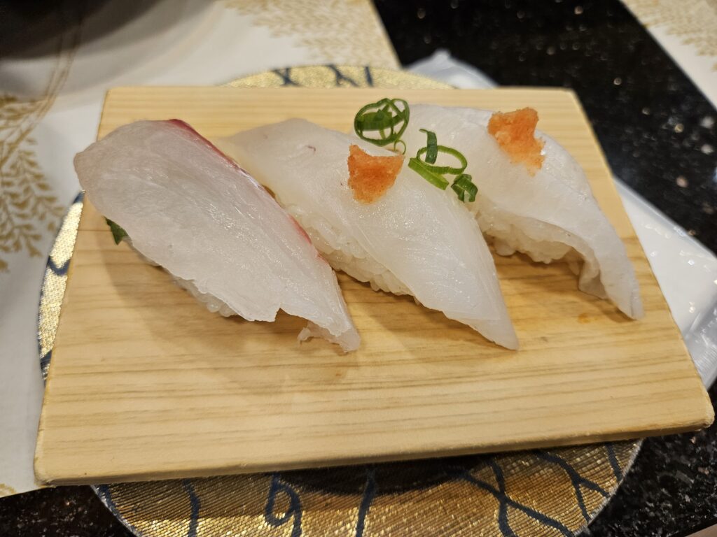 水天の白身三昧