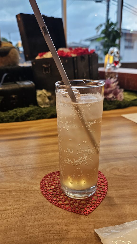 筑紫野市にあるレストラン「田丸別館」の「クラフトジンジャエール」